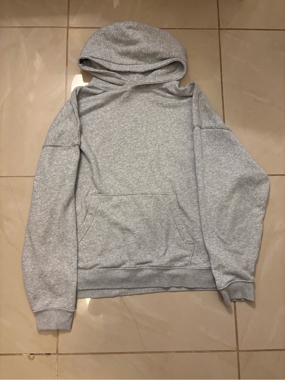 No Boundaries Light Gray Pullover Hoodie